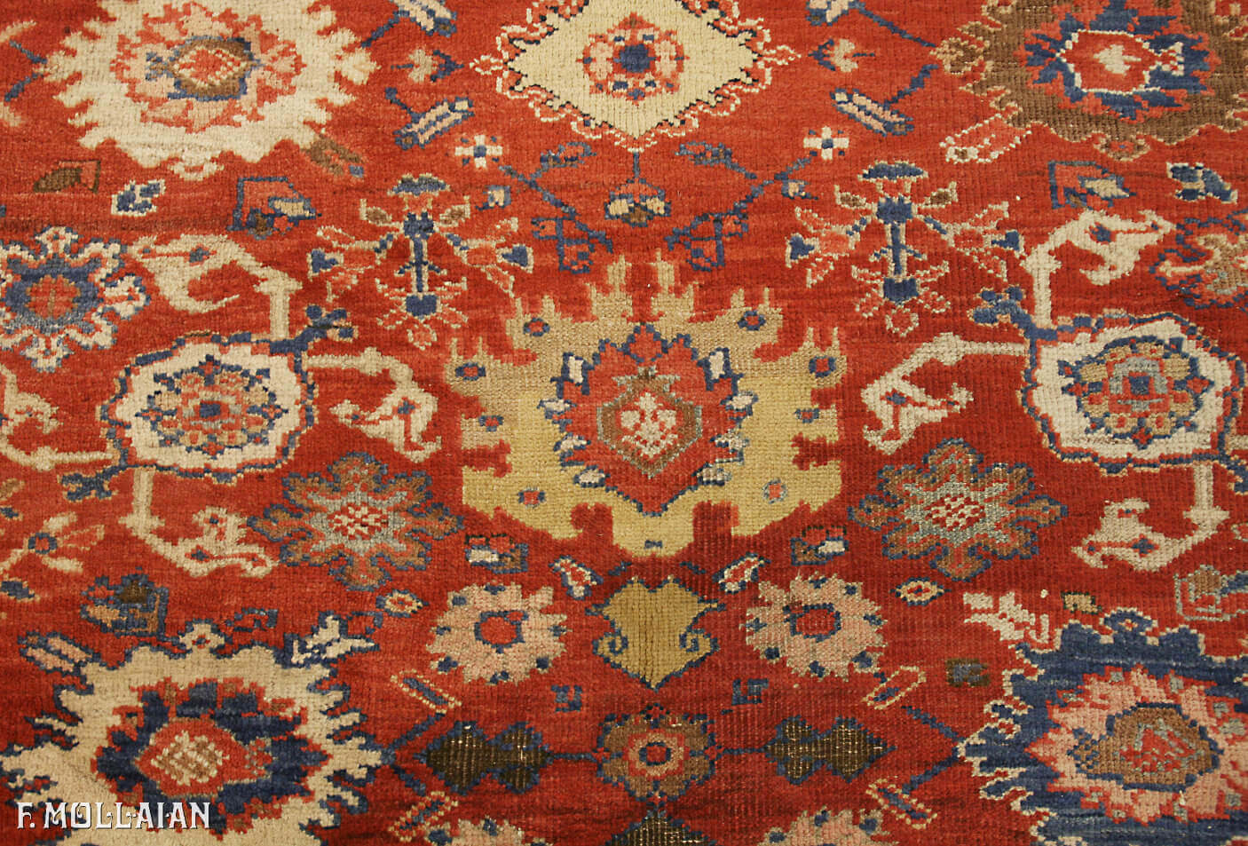 Antique Persian Mahal Ziegler Carpet n°:55348489